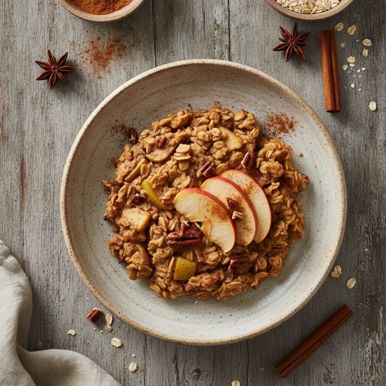 Apple Cinnamon Baked Oatmeal