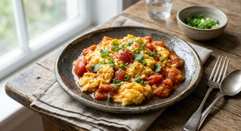 Chinese tomato omelette