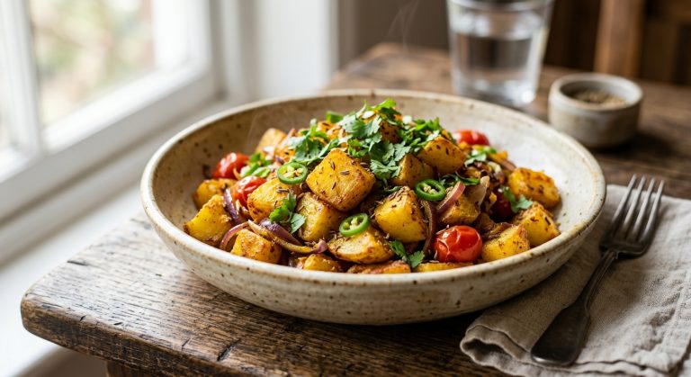 Quick Bombay potatoes
