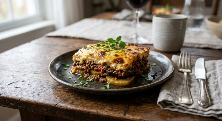 Quick moussaka