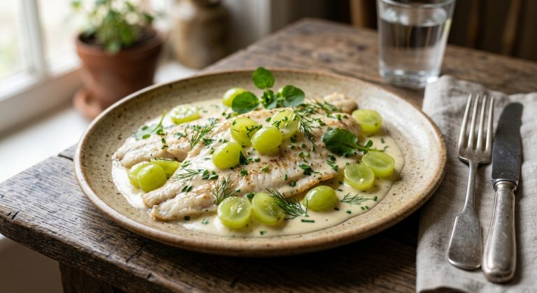 Lemon sole Véronique