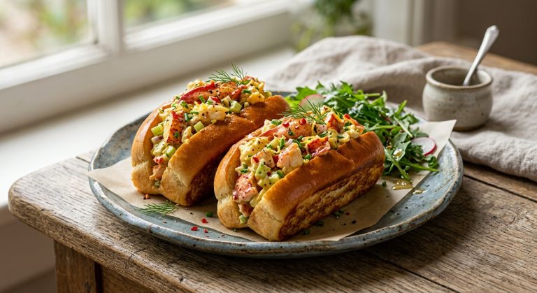 Curried lobster mayonnaise rolls