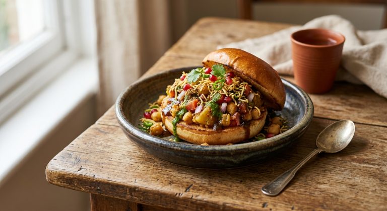 Aloo bun chat
