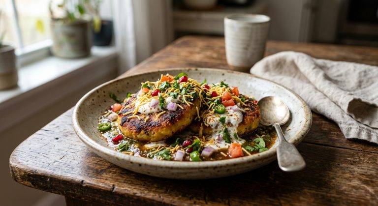 Aloo tikki chaat