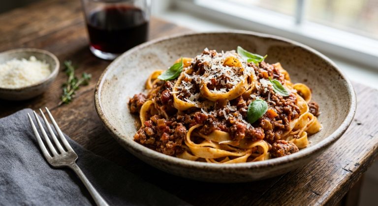 An authentic ragù bolognese