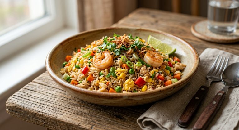 Delicious fried rice