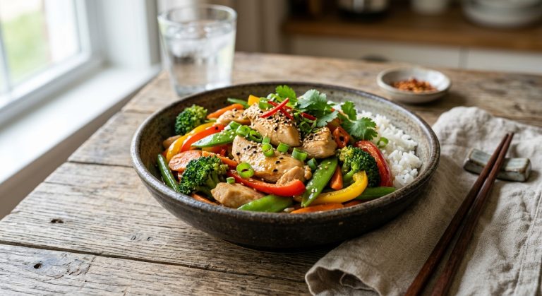 Easy chicken stir-fry