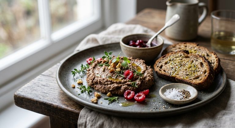 Chestnut and red wine pâté