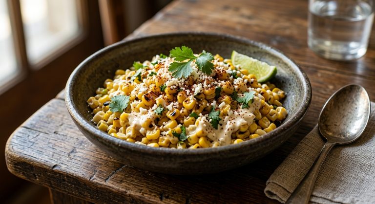 Esquites (Mexican sweetcorn salad)