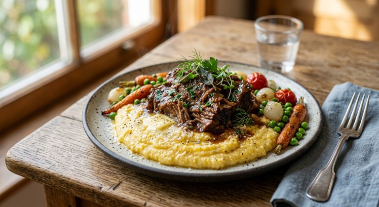 Polenta pork 