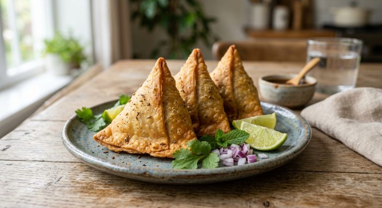 Mincemeat samosas