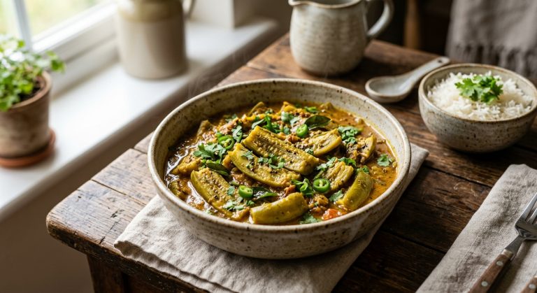Banana peel curry 