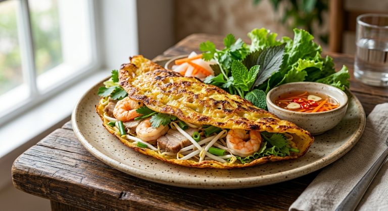 Banh xeo (Crispy Vietnamese pancake)