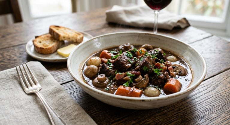 Beef bourguignon