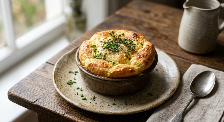 Foolproof cheese soufflé