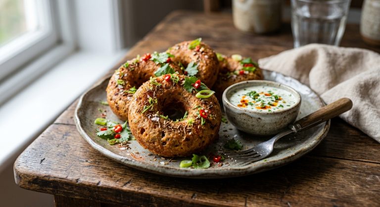 Pork, chilli and cumin doughnuts