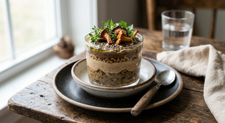 Mushroom parfait