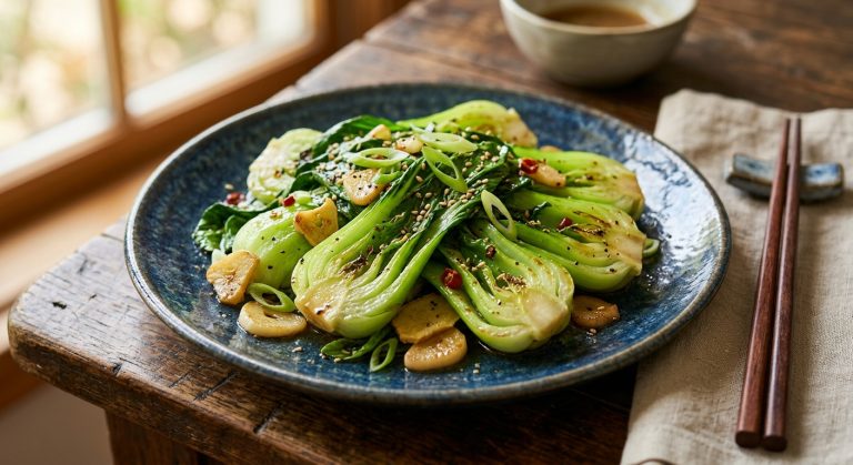 Garlic bok choi