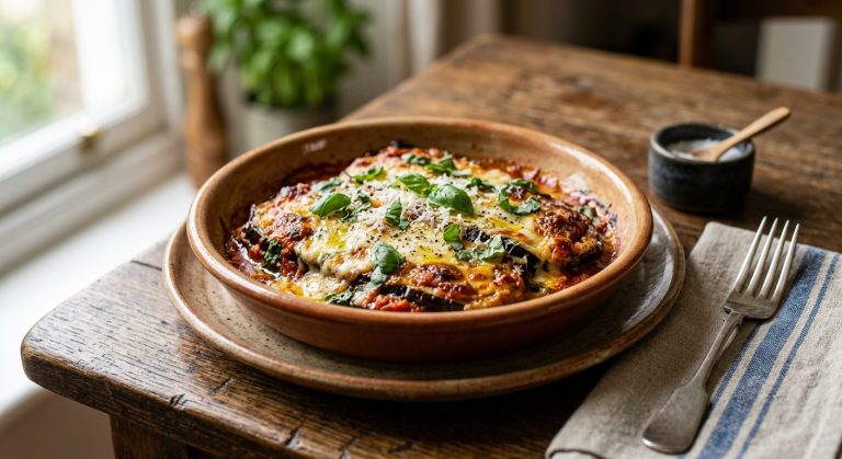 Classic aubergine parmigiana