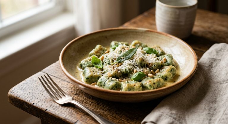 Gnocchi di spinaci e ricotta