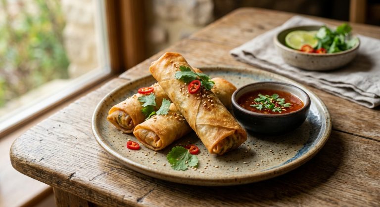 Paneer spring rolls