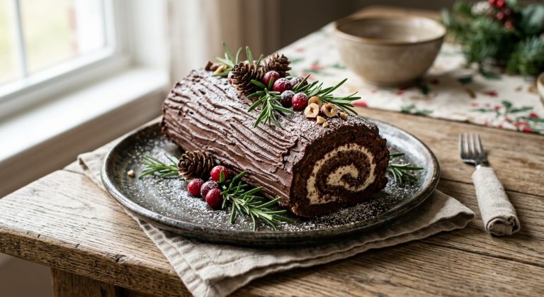 Bûche de Noël (Yule log)
