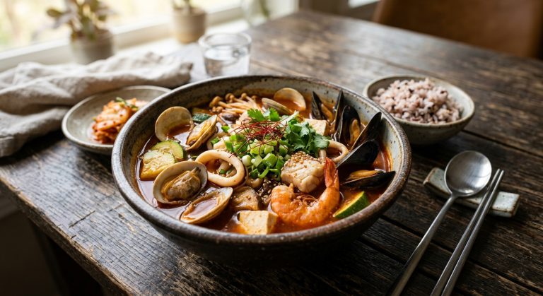 Korean seafood broth