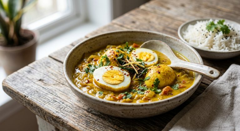 Golden egg curry