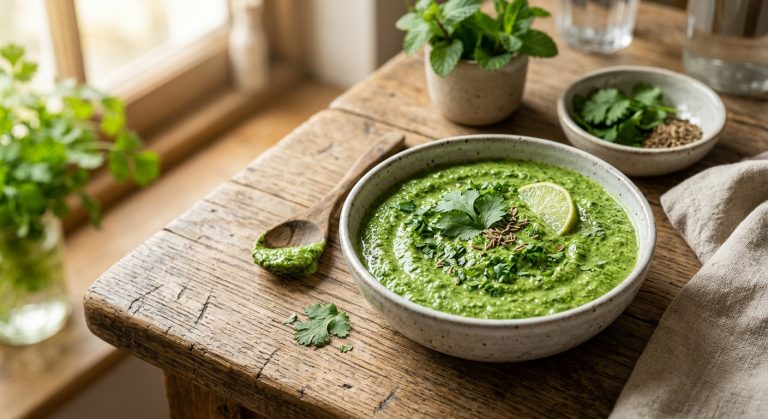 Green coriander chutney