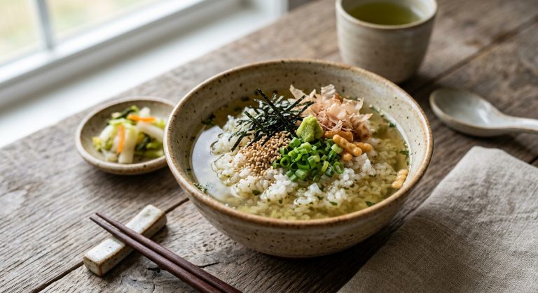 Green tea rice