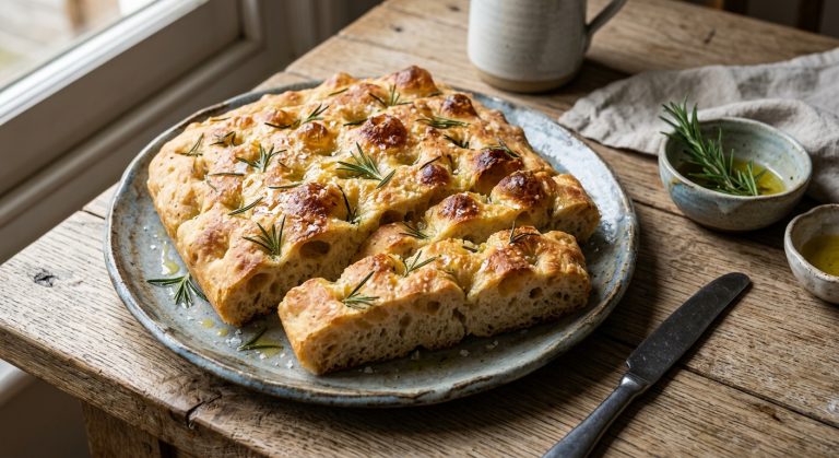 Rosemary and sea salt focaccia 