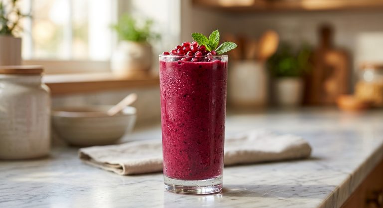 Pomegranate smoothie
