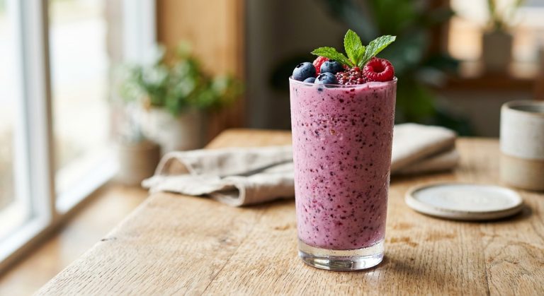 Kefir berry smoothie