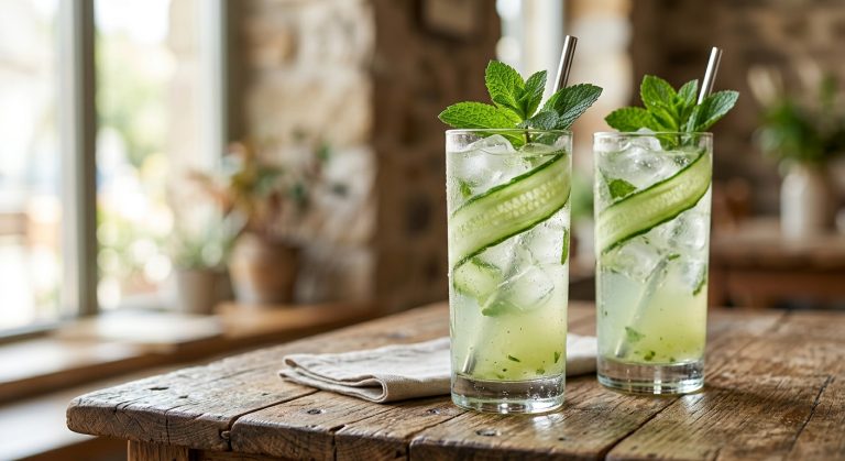 Cucumber mint lemonade