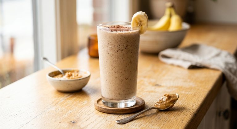 Peanut butter banana smoothie