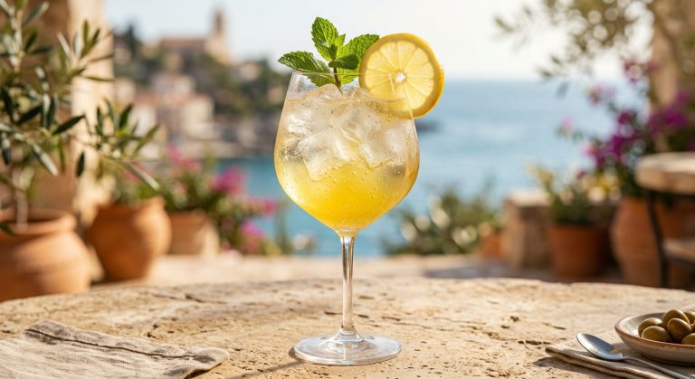 Limoncello spritz