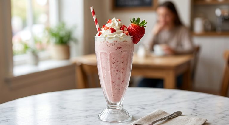 Strawberry milkshake