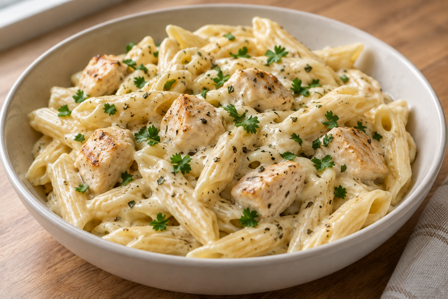 Chicken Pasta Alfredo