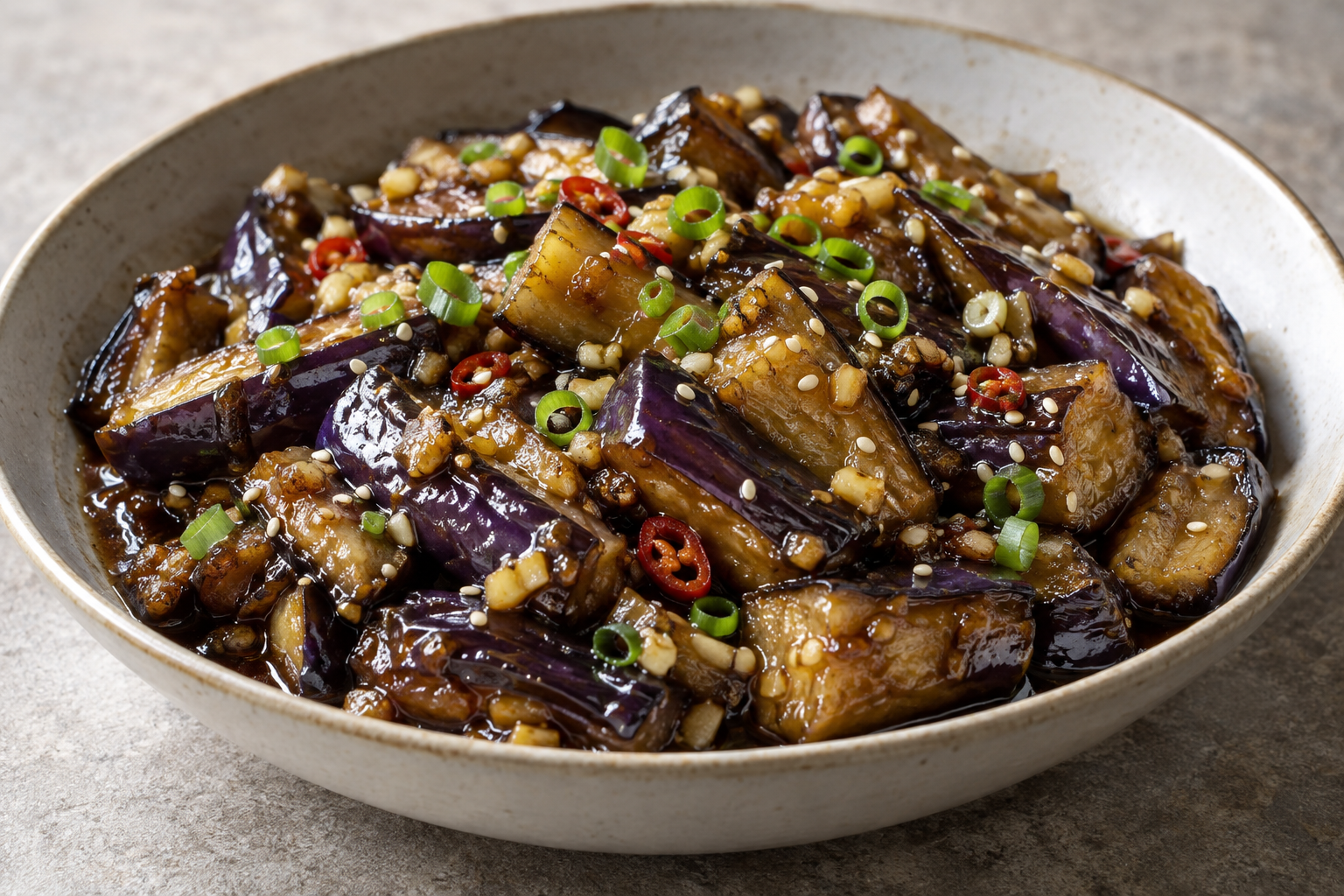 Chinese-Style Eggplant