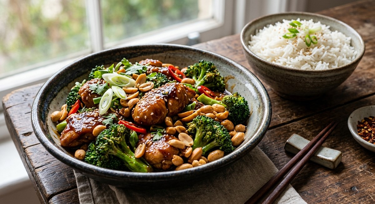 Chicken with Vegetables in Asian Style