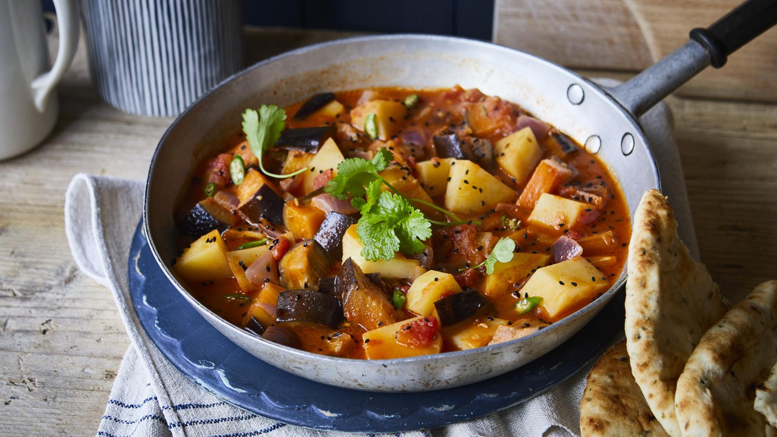 Aubergine curry