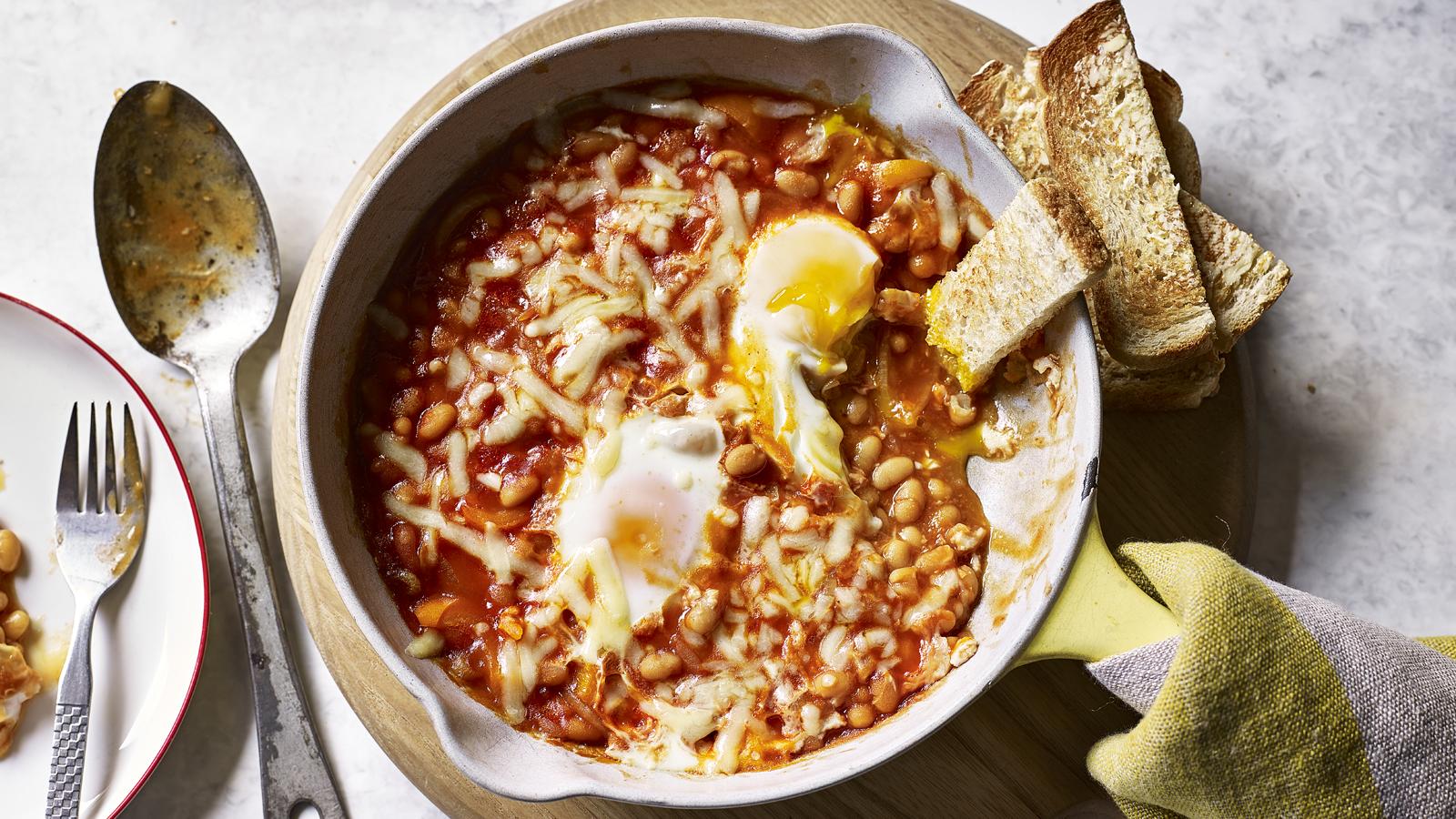 Baked bean shakshuka 