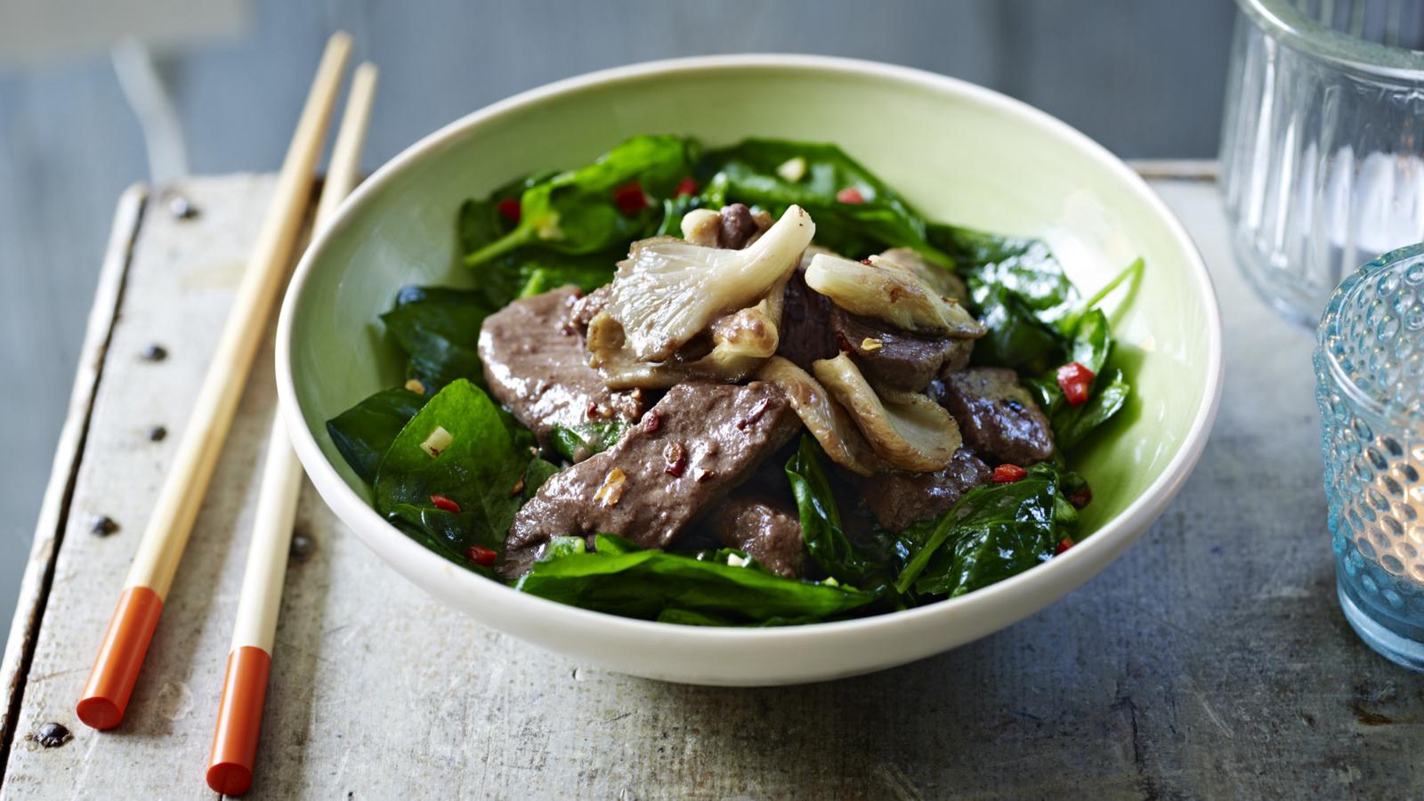 Beef in oyster sauce