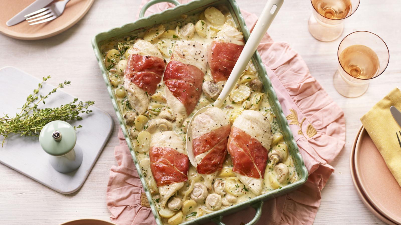 Chicken tartiflette