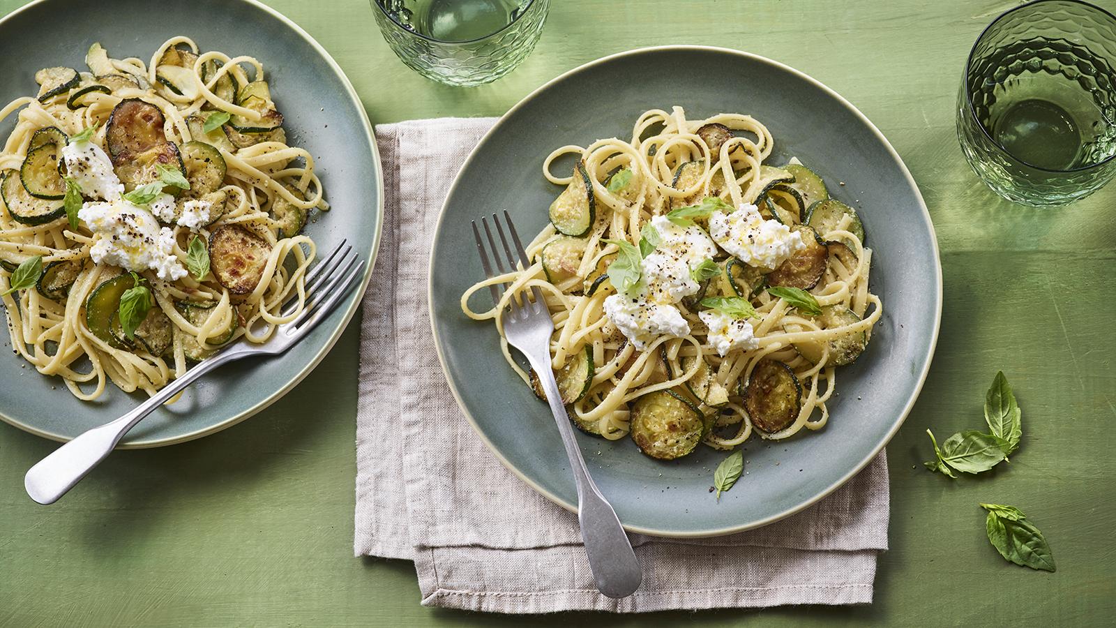Courgette pasta