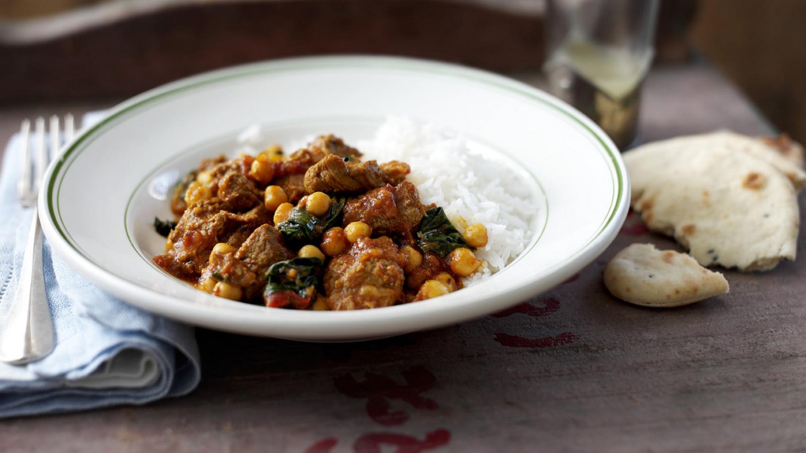 Easy lamb curry