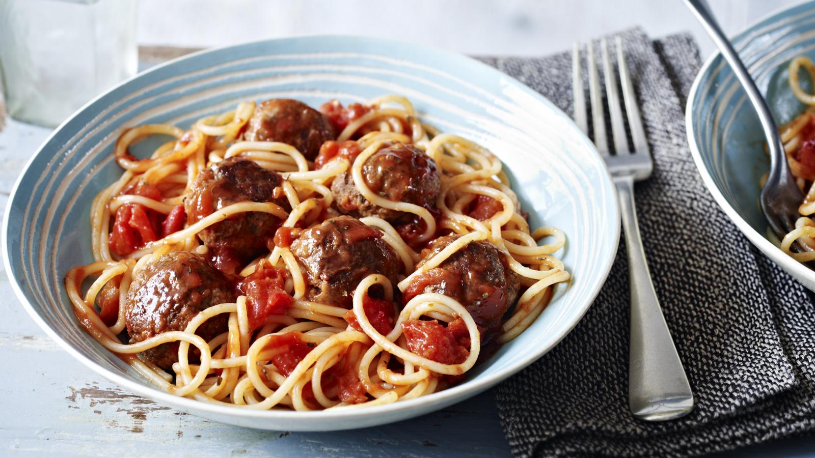 Easy spaghetti and meatballs
