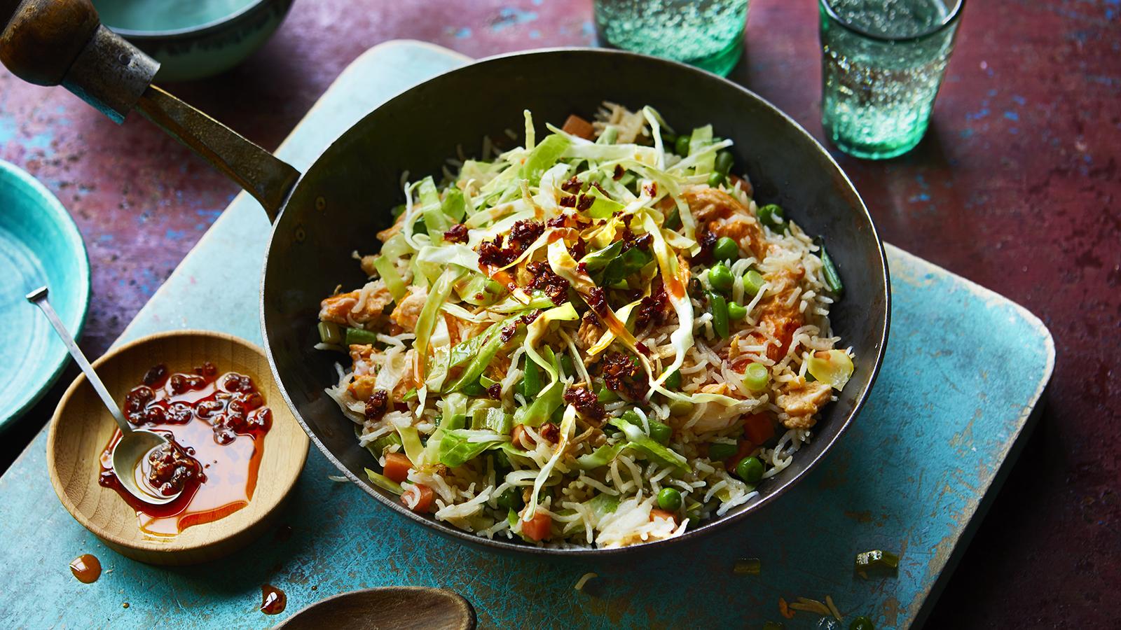 Egg-fried rice