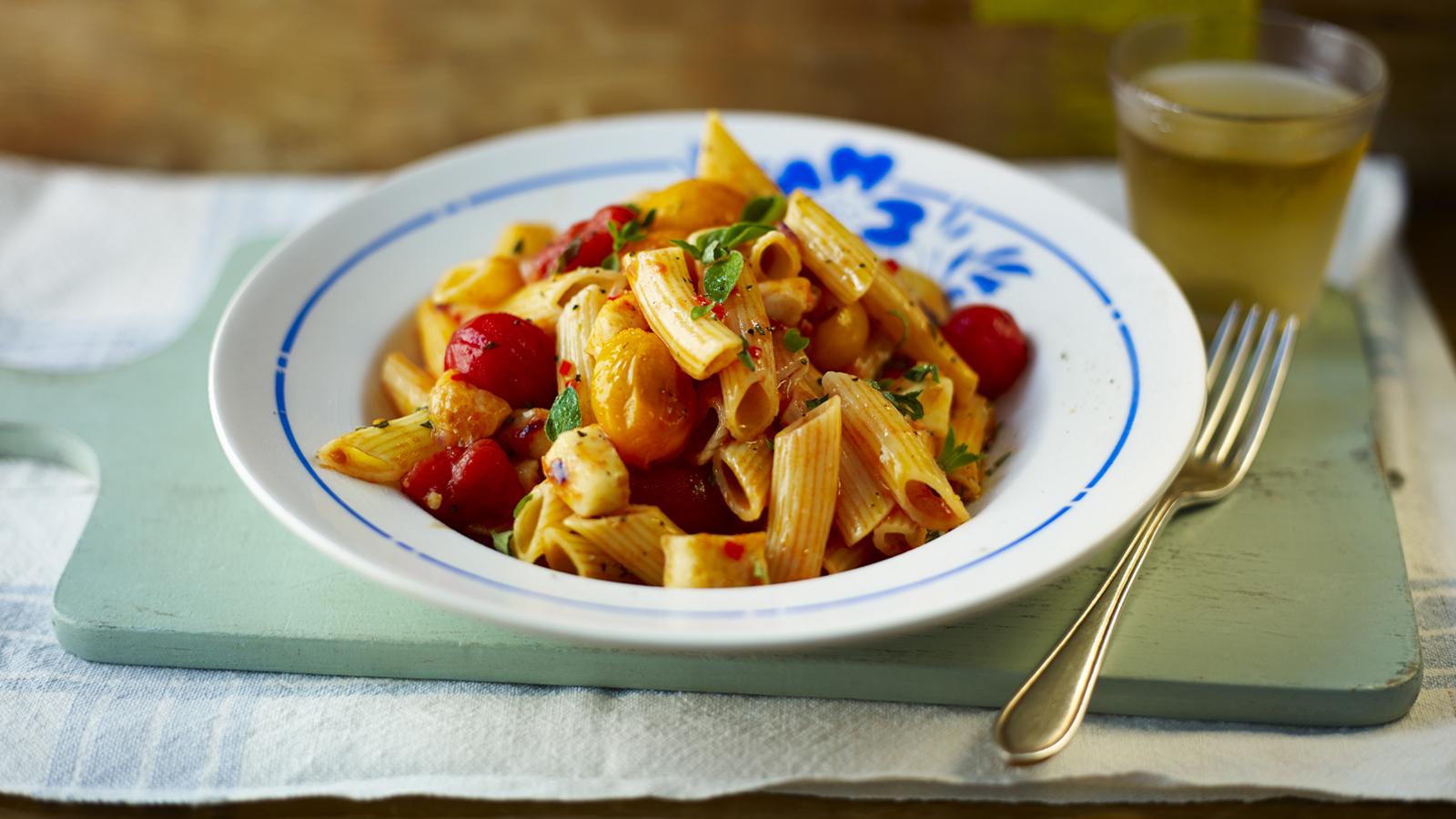 Halloumi pasta