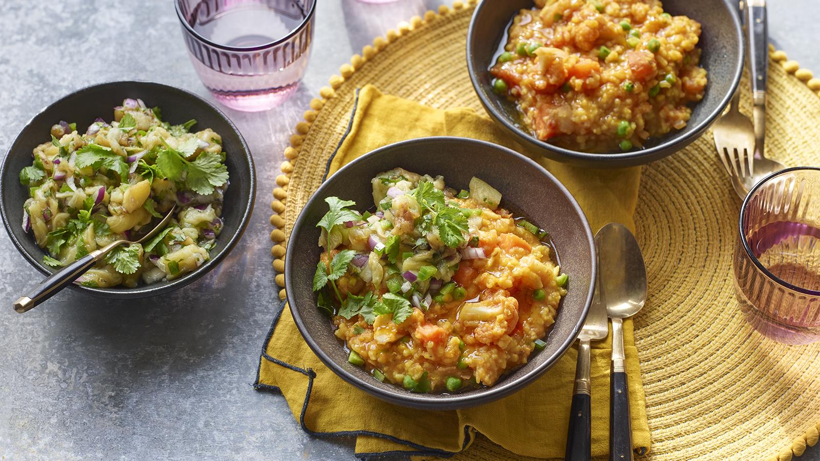 Lentil and basmati khichdi 